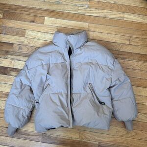 Tan Puffer Jacket
